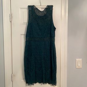 Express Teal Dress
